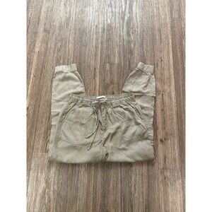 C C California‎ Green Lyocell Elastic Waist Pocket Cargo Pants Joggers Medium
